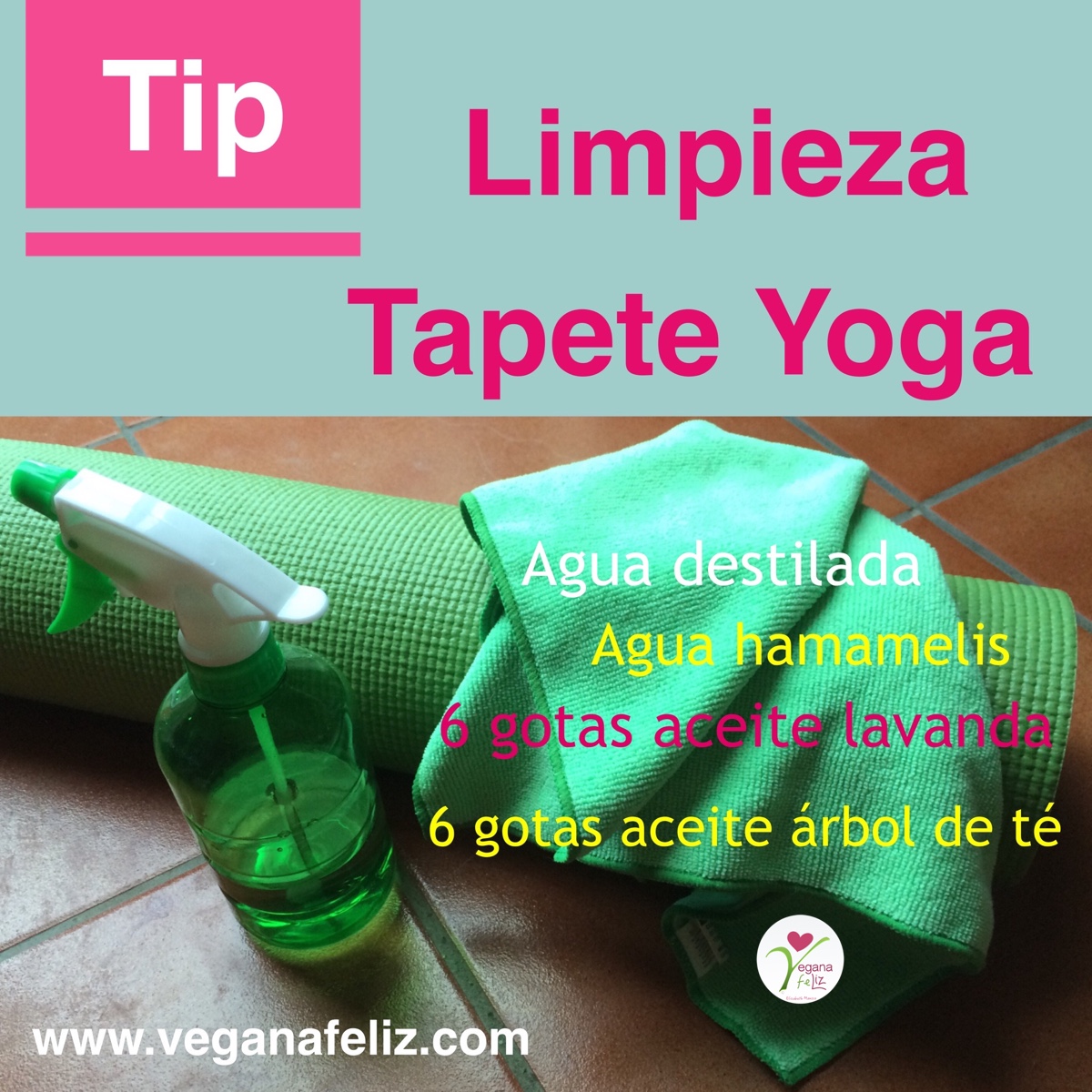 La limpieza del tapete de yoga La limpieza del tapete de yoga